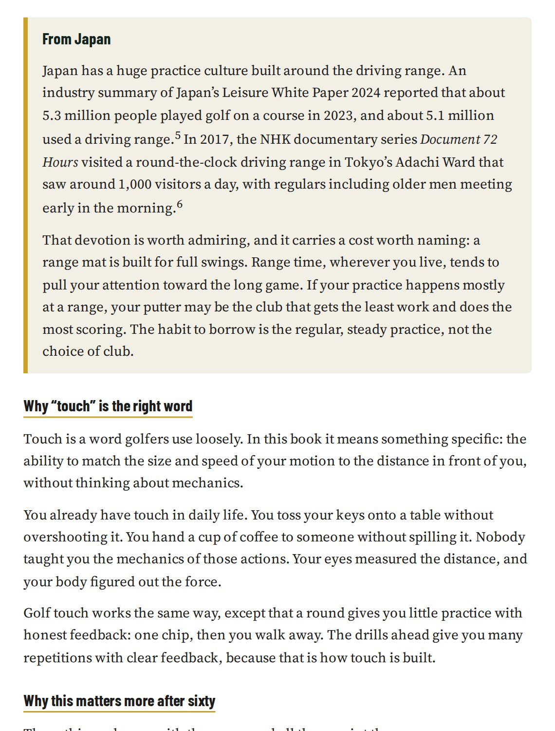 Sample page from Touch